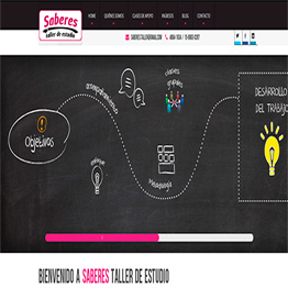 Diseño Pagina Web Taller Saberes