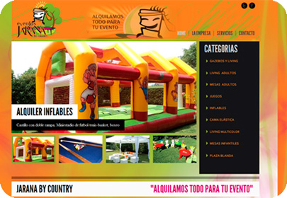 Desarrollo Web Eventos Jarana