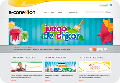 Desarrollo Web Intranet Econexion