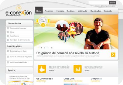 Desarrollo Pagina Web EconexionBS
