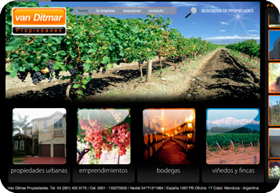 Pagina Web Inmobiliaria Vanditmar