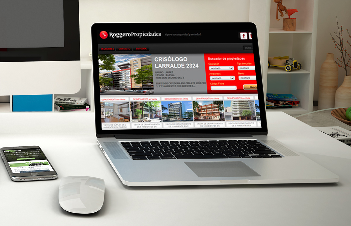 Diseño Web Roggero Propiedades