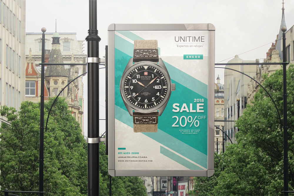 Diseño para Relojes Swiss Military Argentina