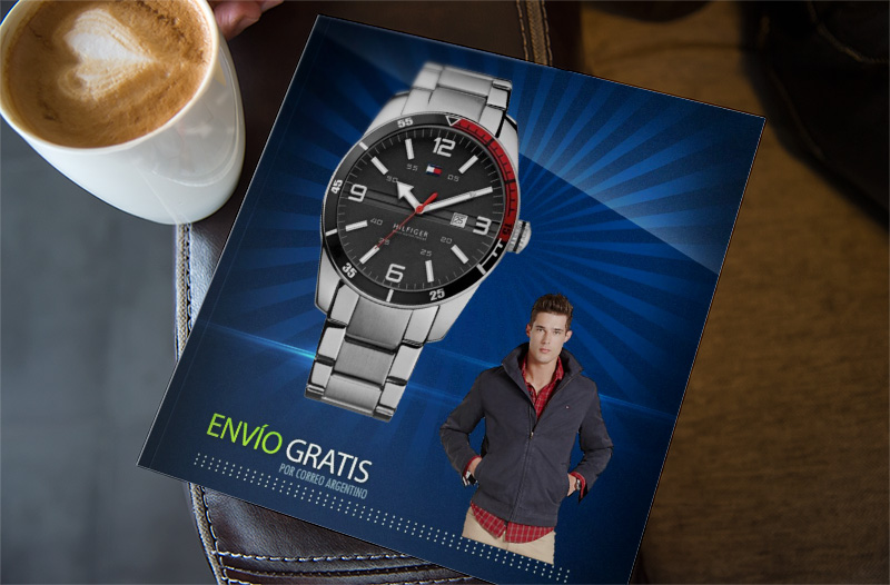 Diseño Gráfico para Relojes Tommy Hilfiger