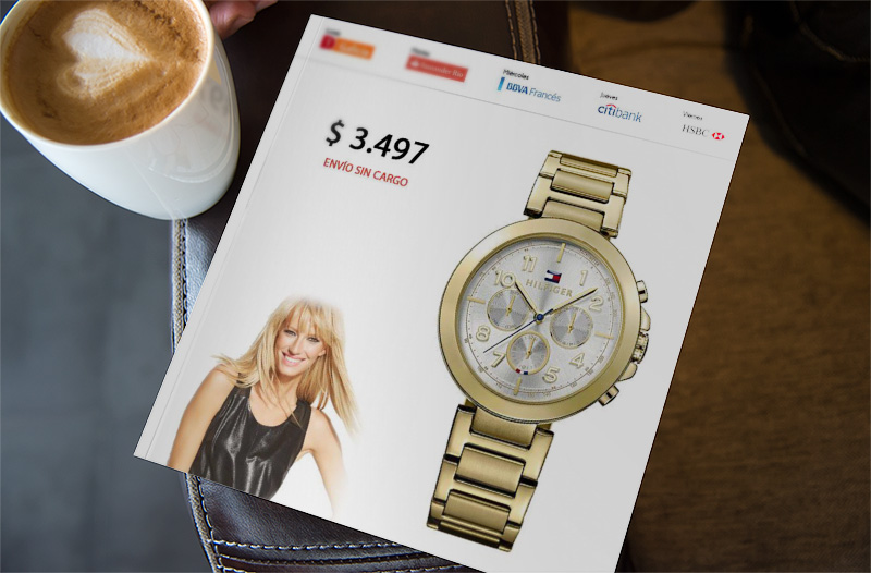 Agencia Diseño Gráfico para Relojes Tommy